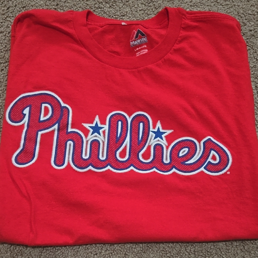 Bryce Harper Red Phillies Tee Size YL
